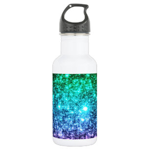 Kühle Töne Galaxy Ombre Edelstahlflasche