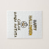 Kühle und entspanne dich. Happy Halloween Puzzle (Horizontal)