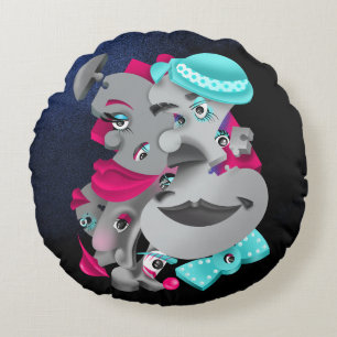 Kühle und künstlerische Kissen