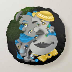 Kühle und künstlerische Kissen