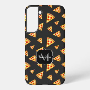 Kühle und lustige Pizzastücke Muster individuelle Samsung Galaxy Hülle