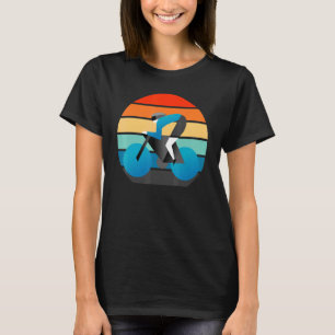 Kühle und sonnenuntergangs Straße Fahrradhelm mit  T-Shirt