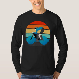 Kühle und sonnenuntergangs Straße Fahrradhelm mit  T-Shirt