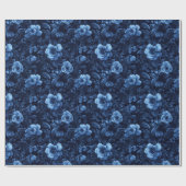 Kühle Vintage-Wrap-Geschenkpapier mit Rosenmotiv Geschenkpapier (Flach)