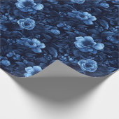Kühle Vintage-Wrap-Geschenkpapier mit Rosenmotiv Geschenkpapier (Ecke)