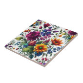 Kühle Wasserfarbe Fliese (Seite)