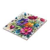 Kühle Wasserfarbe Fliese (Seite)