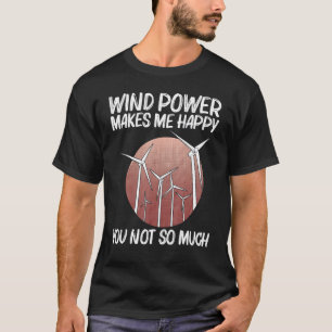 Kühle Windkraft Für Männer Frauen Windturbine Erne T-Shirt