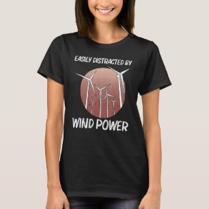 Kühle Windkraft Für Männer Frauen Windturbine Erne T-Shirt