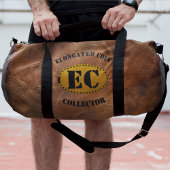 Kuhleder-Nachahmung länglicher Münzsammler Duffle Bag