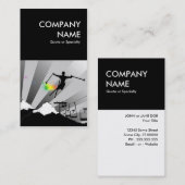 kühlem Skimulptrommel Visitenkarte (Vorne/Hinten)