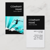 kühlem Skimulptrommel Visitenkarte (Vorne/Hinten)