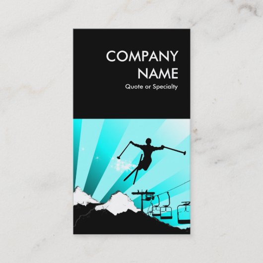 kühlem Skimulptrommel Visitenkarte (Vorderseite)