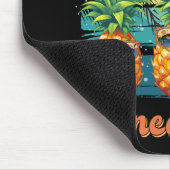 Kühlen mit meinen Ananas Sonnenbrille tropisch Mousepad (Ecke)