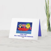 Kühlen Sie heraus - den Vatertag Karte (Rückseite)