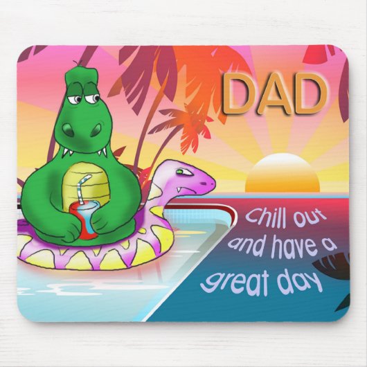 kühlen Sie heraus Vati Mousepad (Vorne)