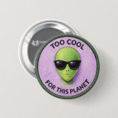 Kühler Alien-Button Button (Vorne & Hinten)