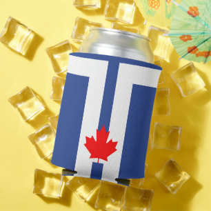 Kühler für Dosen mit Flagge von Toronto, Kanada Dosenkühler