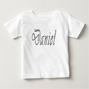Kühler Grauer Zweiton-Daniel-Name, Baby T-shirt