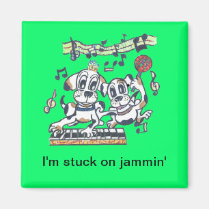 Kühler Hund der Tanzen-Beagle Magnet