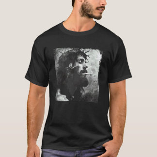 Kühler Jesus Christus raucht, Widerstand, Rebellis T-Shirt