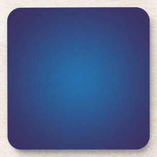 Kühler körniger tiefer Blaue Vignette Untersetzer