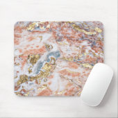 Kühler Marmor-Gold-Glitter Mousepad (Mit Mouse)