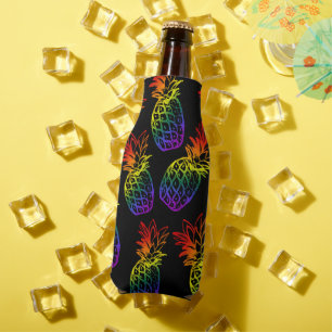 Kühler Regenbogen-Ananas Flaschenkühler