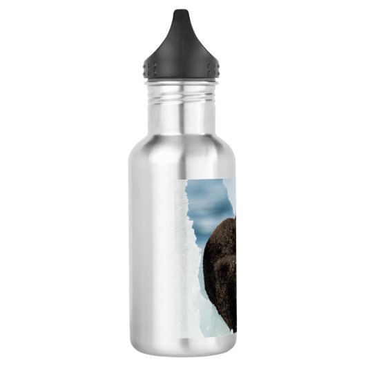 Kühler Seeotter Edelstahlflasche (Links)