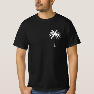 Kühler Sommerurlaub Sonnenuntergang Strand Palmenb T-Shirt