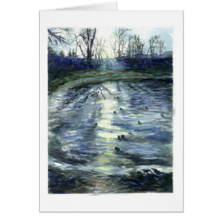 Kühler Sonnenaufgang