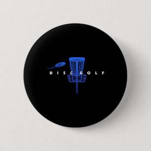 Kühler stilisierter Disc Golf mit Sket und Disc -  Button