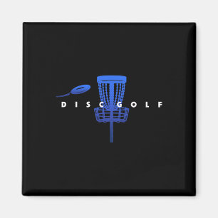 Kühler stilisierter Disc Golf mit Sket und Disc -  Magnet