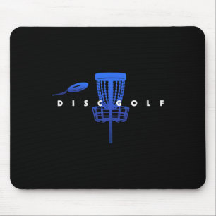 Kühler stilisierter Disc Golf mit Sket und Disc -  Mousepad
