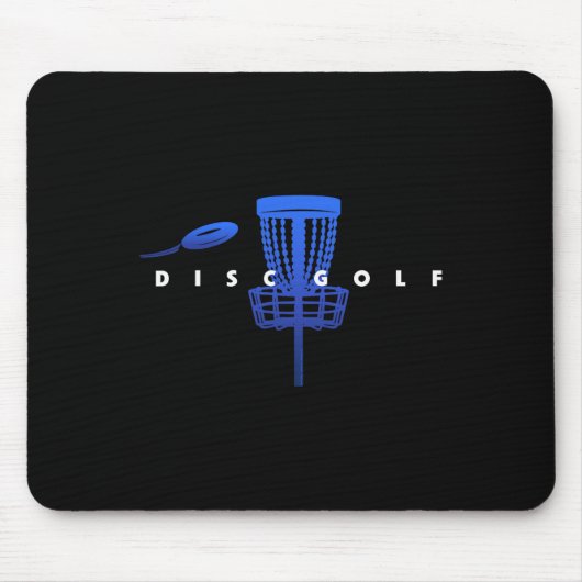 Kühler stilisierter Disc Golf mit Sket und Disc -  Mousepad (Vorne)