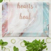 Kühler Swirl - weiß Geschirrtuch (Gefaltet)