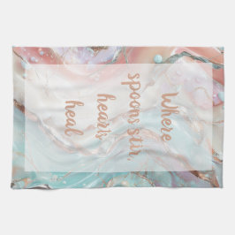 Kühler Swirl - weiß Geschirrtuch