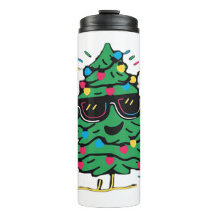 Kühler Weihnachtsbaum Klassiker Thermosbecher