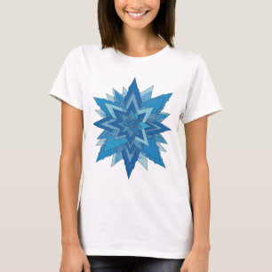Kühles Blau FROZEN Fettes Design T-Shirt