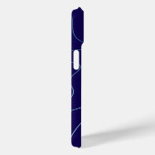 Kühles Dunkelblau Hellblau Wellen iPhone / iPad Hü Case-Mate iPhone Hülle (Rückseite / Rechts)