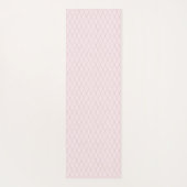Kühles einfaches rosa Diamantmuster Yogamatte (Rückseite)