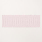 Kühles einfaches rosa Diamantmuster Yogamatte (Vorderseite (Horizontal))