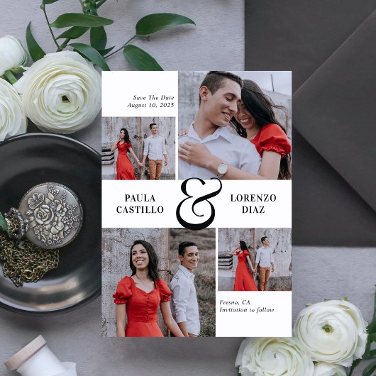 Kühles Et-Zeichen Editierbare Farbe Save The Date Einladung