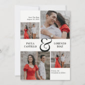Kühles Et-Zeichen Editierbare Farbe Save The Date Einladung (Vorderseite)