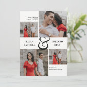 Kühles Et-Zeichen Editierbare Farbe Save The Date Einladung (Stehend Vorderseite)