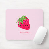 Kühles Glitter Erdbeer Rosa Mousepad (Mit Mouse)