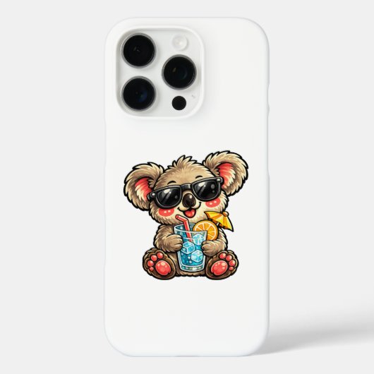 Kühles Koala-Getränk Case-Mate iPhone Hülle (Rückseite)