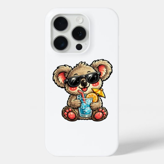 Kühles Koala-Getränk Case-Mate iPhone Hülle (Rückseite)