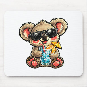 Kühles Koala-Getränk Mousepad