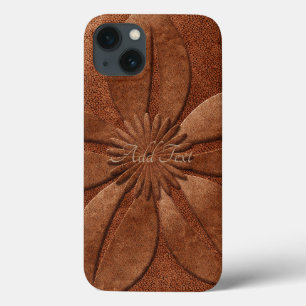 Kühles Kupfer-Look Vintage Style Blumenetui Case-Mate iPhone Hülle